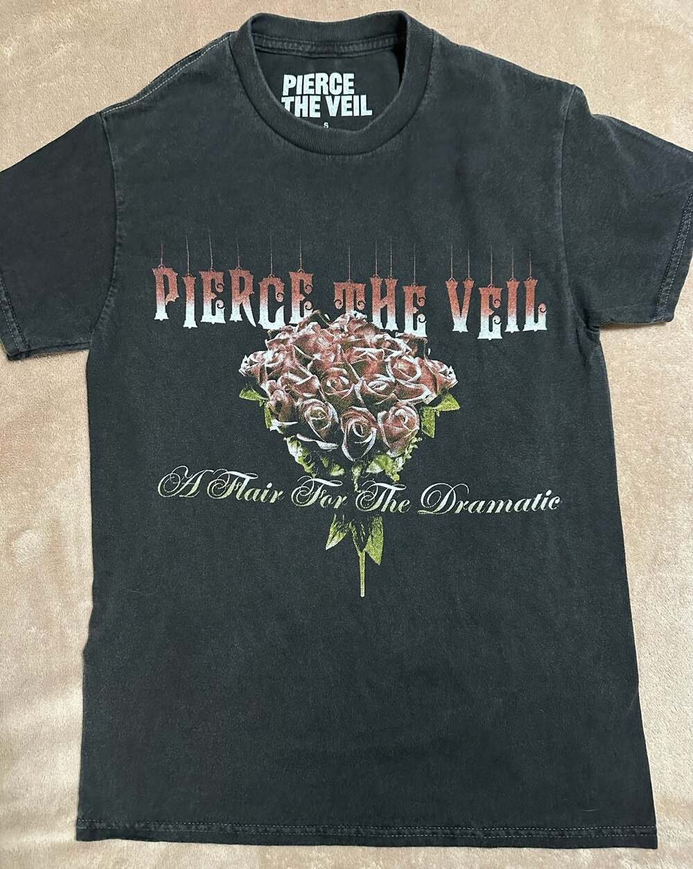 Pierce The Veil Flair For The Dramatic Bouquet T-Shirt, Size Small
